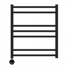 Полотенцесушитель электрический Lemark Bellario - LM68607EBL (П7 500x600), левый/правый, черный