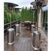 Уличный газовый обогреватель WWT 13B Stainless steel + Чехол