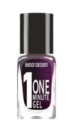 BelorDesign Лак для ногтей One Minute Gel тон 223 темно-тауповый 10мл