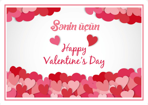 Açıqca\Открытки\Gift \ Happy Valentines- Sənin üçün ürək