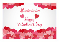 Açıqca\Открытки\Gift \ Happy Valentines- Sənin üçün ürək