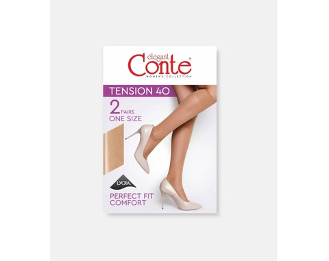 Гольфы женские 40 Den Tension, Natural Conte