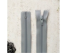 Молния брючная SBS автомат, L 20 см, Т3, н/р, светло-серый