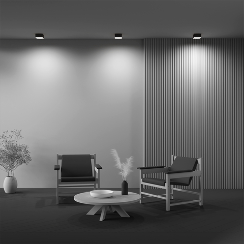 Потолочный светодиодный светильник Maytoni Zon C032CL-12W4K-SQ-B