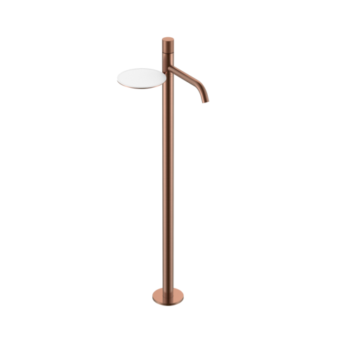 Boheme 120-CB.4 Смеситель STICK напольный для умыв. COPPER BRUSHED SPIRALE