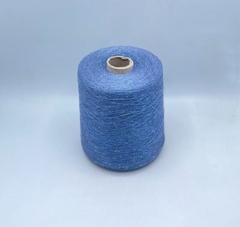 Industria Italiana (пр.Италия),art- Frizzante 3500 м/100гр, 70%Вискоза, 15%Металлик(Люрекс), 15%Полиамид, цвет-Голубой(440/901). арт-35954