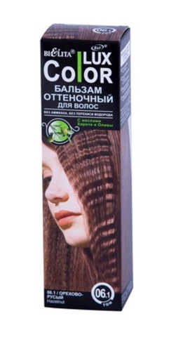 Белита Бальзам оттеночный д/волос ТОН 06.1 орехово-русый 100мл
