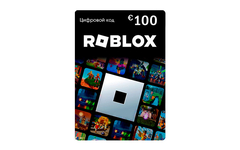 Карта оплаты Roblox 100 EUR EU [Цифровая версия] (для ПК, цифровой код доступа)