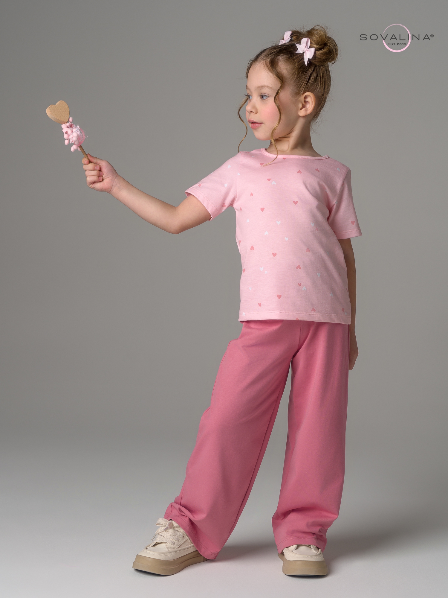 Костюм Лето розовое конфетти-роза