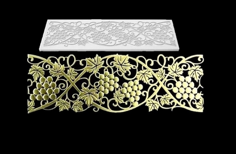 Силиконовый коврик для айсинга Лоза . № 1