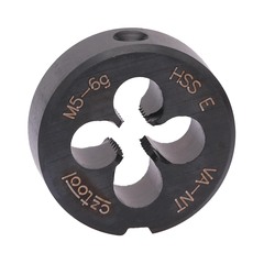 Плашка М 5,0х0,8 DINEN22568 HSSE-VA-NT 6g 20х7мм (Стружколом) Bucovice(CzTool) 301050