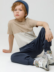 брюки  для мальчика  КР 400836/темно-синий 4019 к574