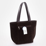 Сумка Саломея 1044 эко-замша кофе