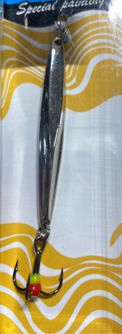 54 Блесна зимняя KDF Minkur 130-8023 6 гр 57 мм цв silver