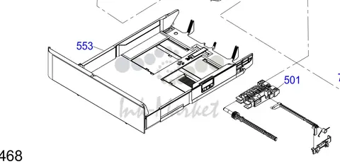 Epson A4 Paper Cassette Tray - New & Original Replacement White - 1860790