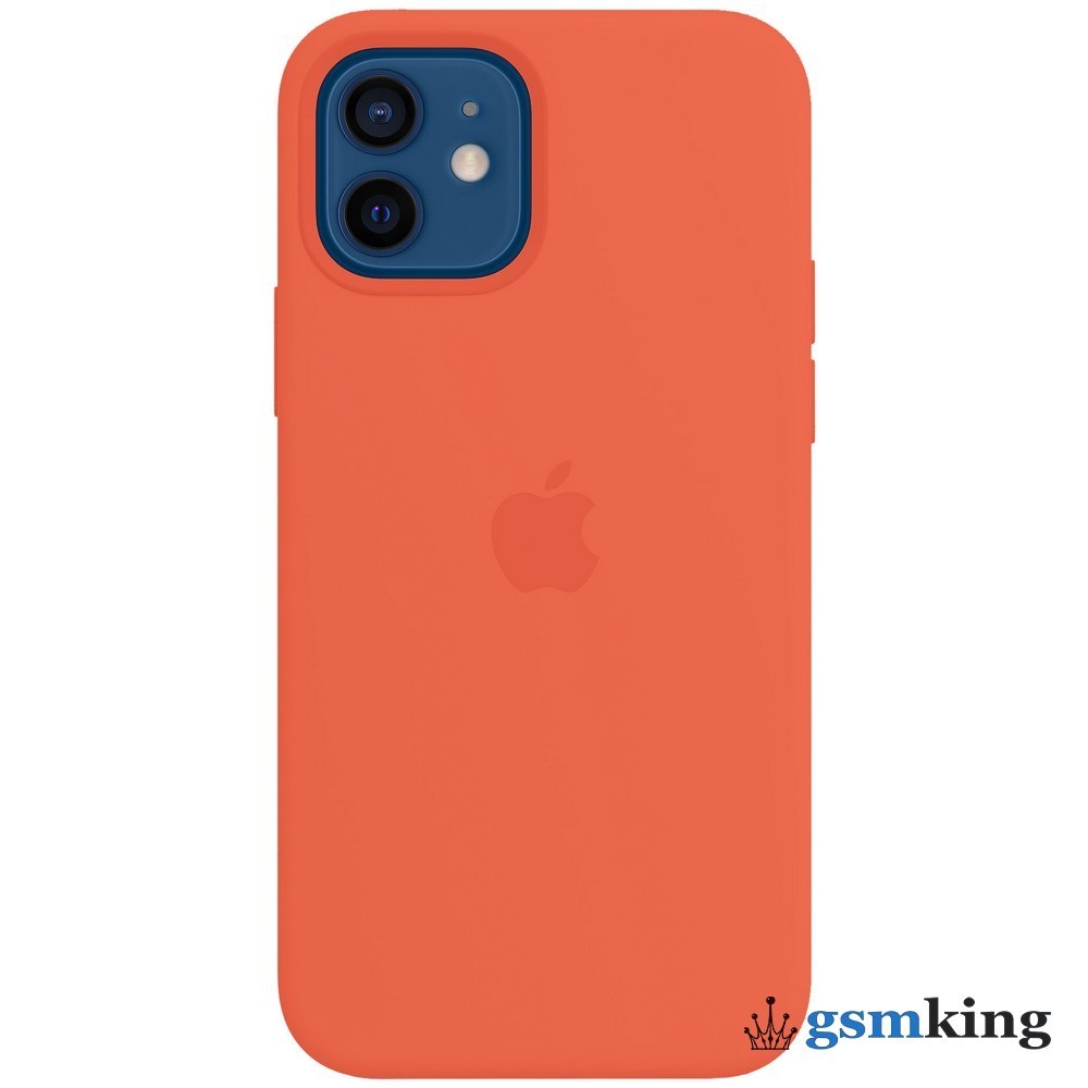 Чехол Silicone Case iPhone 12 Orange (Оранжевый) - цена 0.0 ₽.