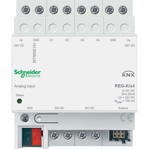 Актор аналоговый вход REG-K/4 порта. Merten. MTN682191