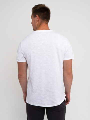 Мужская футболка «Великоросс» белого цвета