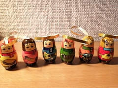 Матрешки -елочные украшения