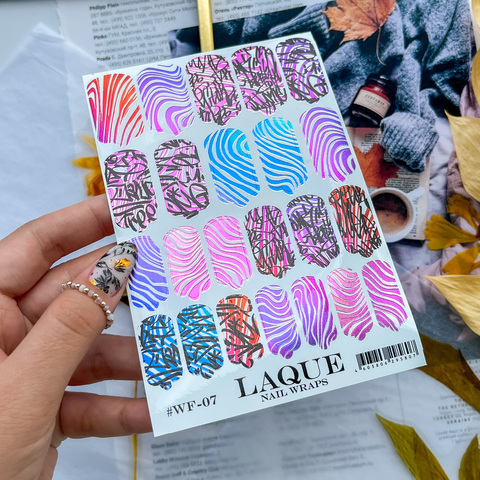 Пленки 	LAQUE NAIL WRAPS FOIL №7