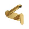 Cezares STYLUS-BLI1-BORO-W0 STYLUS-BLI1-BORO-W0 Смеситель для раковины встраиваемый с внутренней частью, без донного клапана, брашированное золото