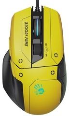 Мышь A4Tech Bloody W70 Max Punk желтый