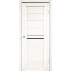 Купить Межкомнатная дверь экошпон Next 2 белая остеклённая