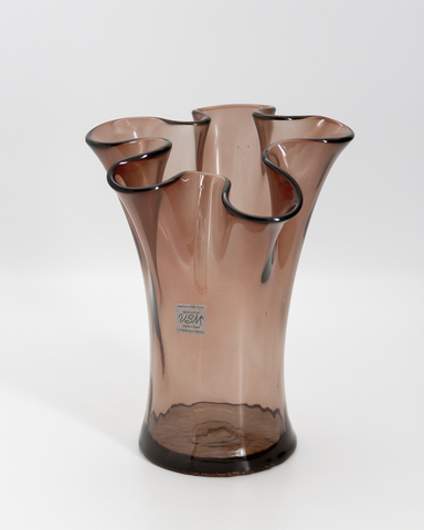 Ваза 23см San Miguel Artesania серо-коричневая