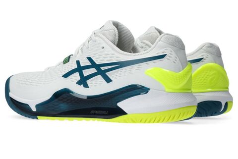 Кроссовки мужские Asics Gel-Resolution 9 - Biały, Turkusowy