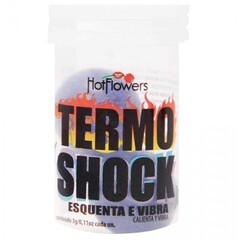 Лубрикант TERM SHOCK в виде 2-х шариков с разогревающе-покалывающим эффектом