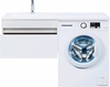 Aquanet 239217 Тумба с раковиной Токио 130 L подвесная 1 ящик цвет белый глянец (239217)