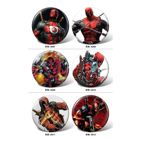 Deadpool pattern Badge