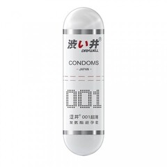 Презервативы DryWell в капсуле, ультратонкие 0,01 мм, полиуретановые (гипоаллергенные) 1 шт.