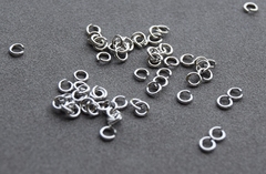 Соединительные колечки 3 мм, покрытие родий