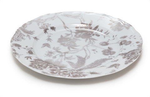 Тарелка десертная 22см Deshoulieres Jardin Secret Platinum