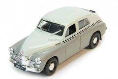 GAZ-M20 Pobeda Taxi gray 1:43 DeAgostini Auto Legends USSR #185