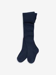 Колготки хлопковые для девочки Next 459-219, Темно-синий