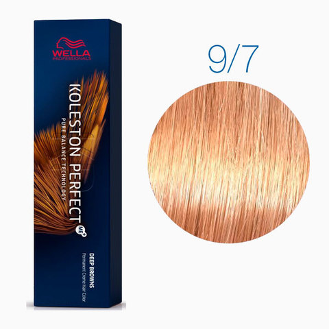 Wella Koleston Deep Browns 9/7 (Очень светлый блонд коричневый Мускатный орех) - Стойкая краска для волос