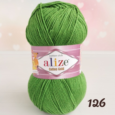 ALIZE COTTON GOLD 126, Зеленая трава