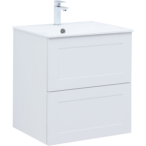 Aquanet 323178 Тумба с раковиной Терра 60 цв.белый матовый (323178)