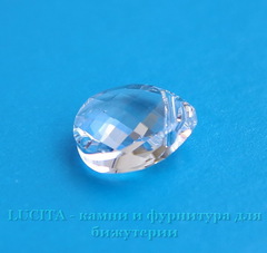 6012 Подвеска Сваровски Flat Briolette Crystal (11x10 мм)