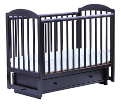 БИ 41.2 "Кубаночка-5" кровать маятниковая поперечная (орех темный 35)