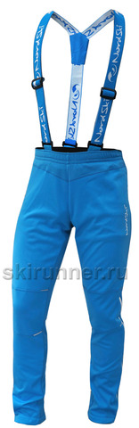 Лыжные разминочные брюки NordSki Premium Blue