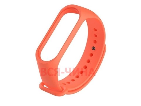 Ремешок для фитнес браслетов M 2 однотонный, цвет - оранжевый
