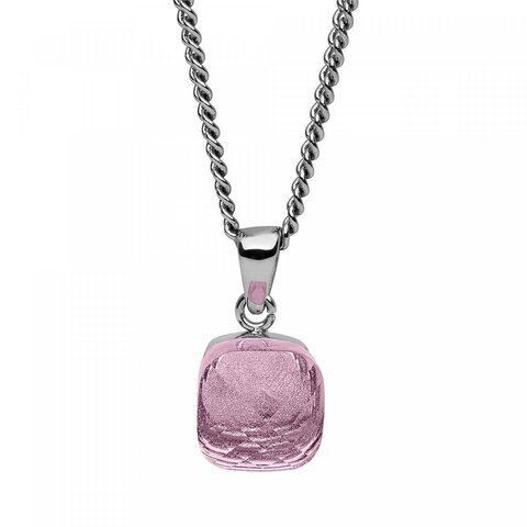 Колье Qudo Firenze light rose 400063.1 R/S цвет фиолетовый, серебряный