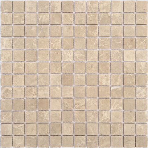 Мозаика LeeDo Caramelle: Pietrine - Emperador Light матовая 29,8x29,8x0,4 см (чип 23x23x4 мм)