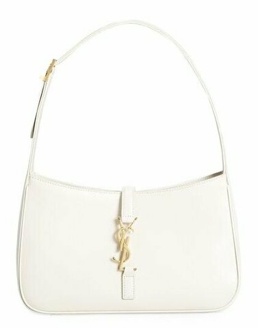 Сумка Saint Laurent Le 5 à 7 Hobo белый