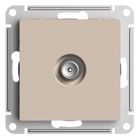 Антенна TV коннектор. Цвет Песочный. Schneider Electric AtlasDesign. ATN001293