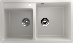ULGRAN U-200  Двухсекционная мойка с отверстием под смеситель