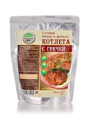 Каша гречневая с котлетой 'Кронидов', 250г